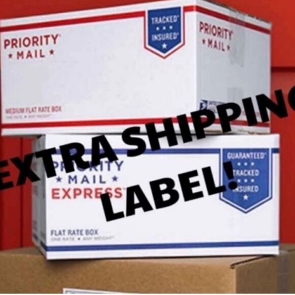 Extra shipping label over 5lbs - Picture 1 of 2